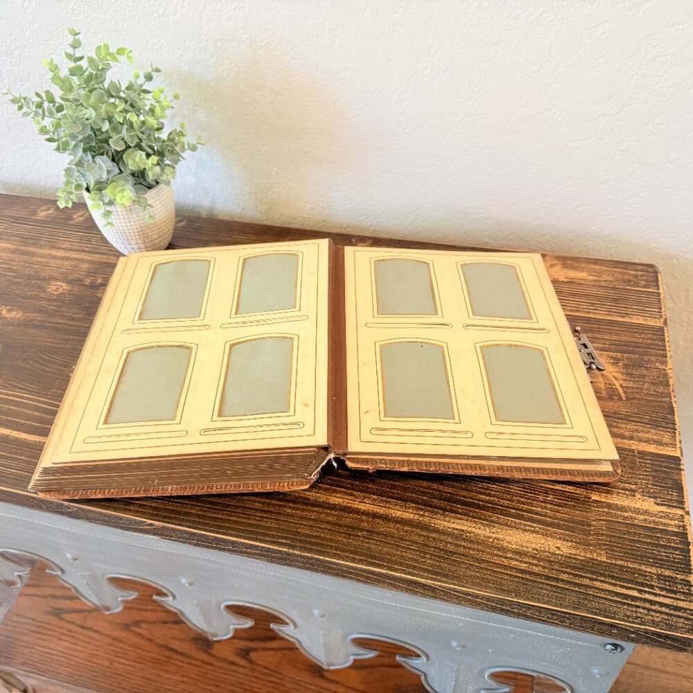 142-Year-Old Victorian Leather Photo Album - Picture 12 of 16